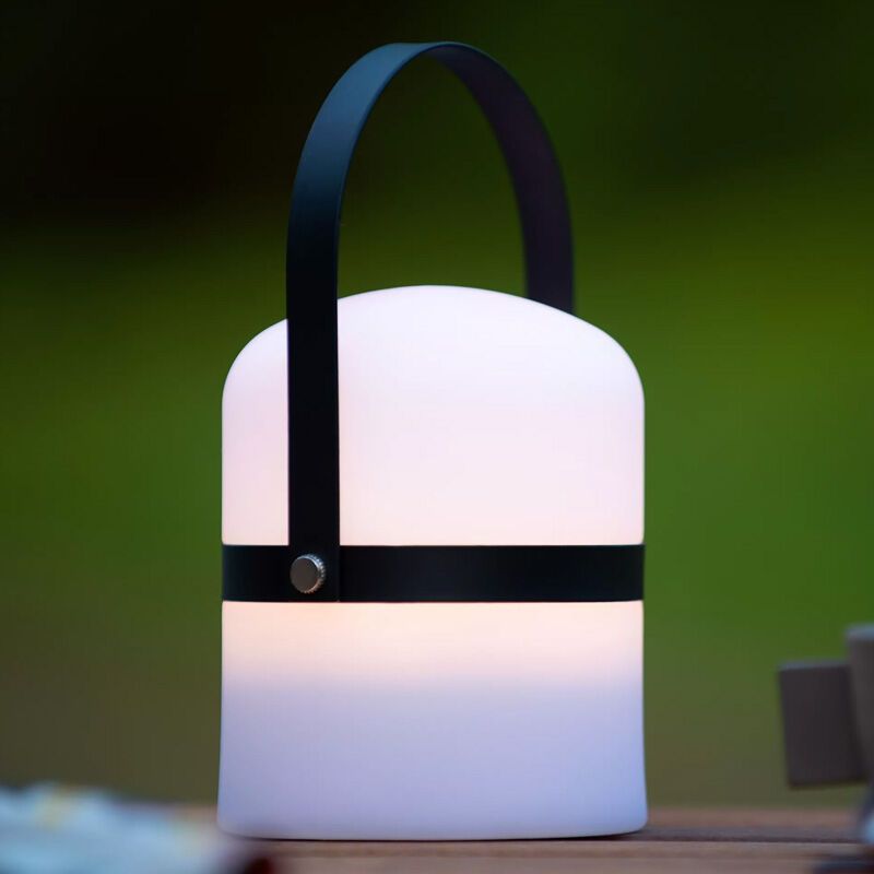 Lampe de table extérieur moderne blanche, Little Joe, 3W, 2700K LED, IP44, avec interrupteur