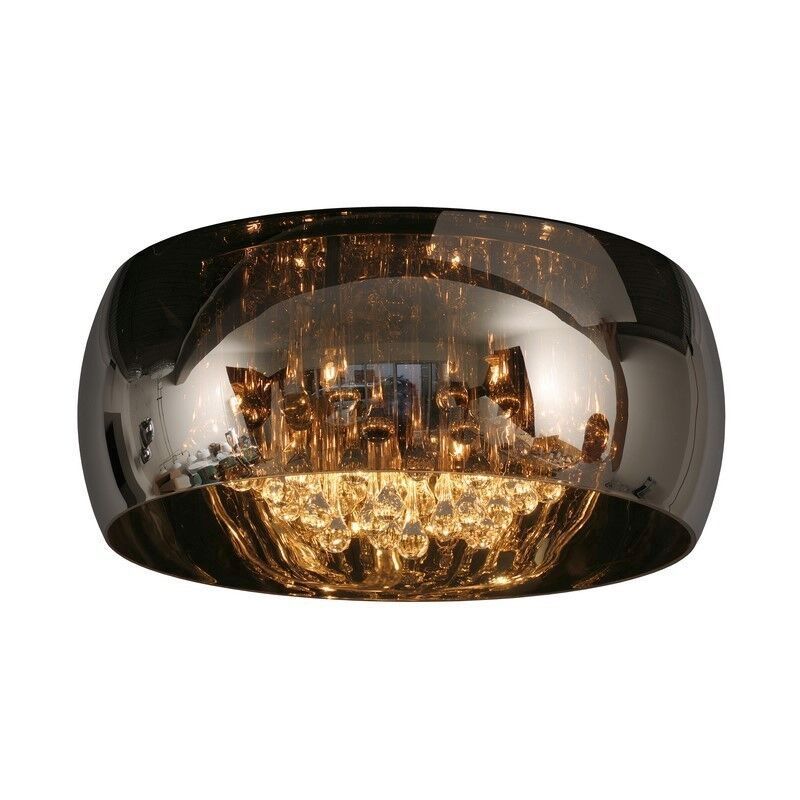 Lampe plafond moderne chromée, Pearl