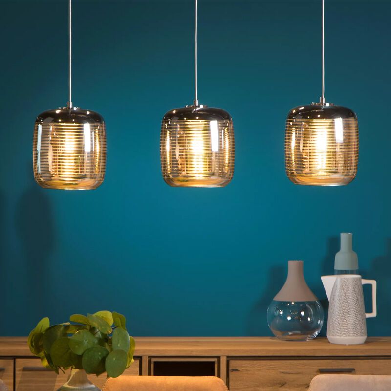 Suspension moderne chromée, Eryn Suspension moderne chromée, Eryn
