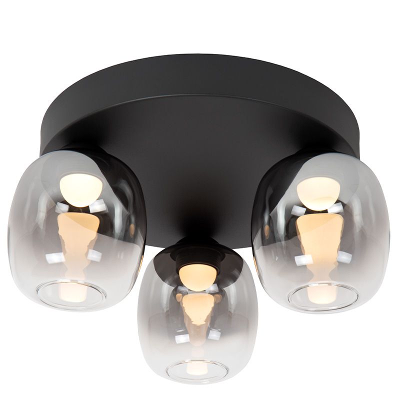 Lampe plafond moderne grise, Tamino, 5,6W, 3000K LED