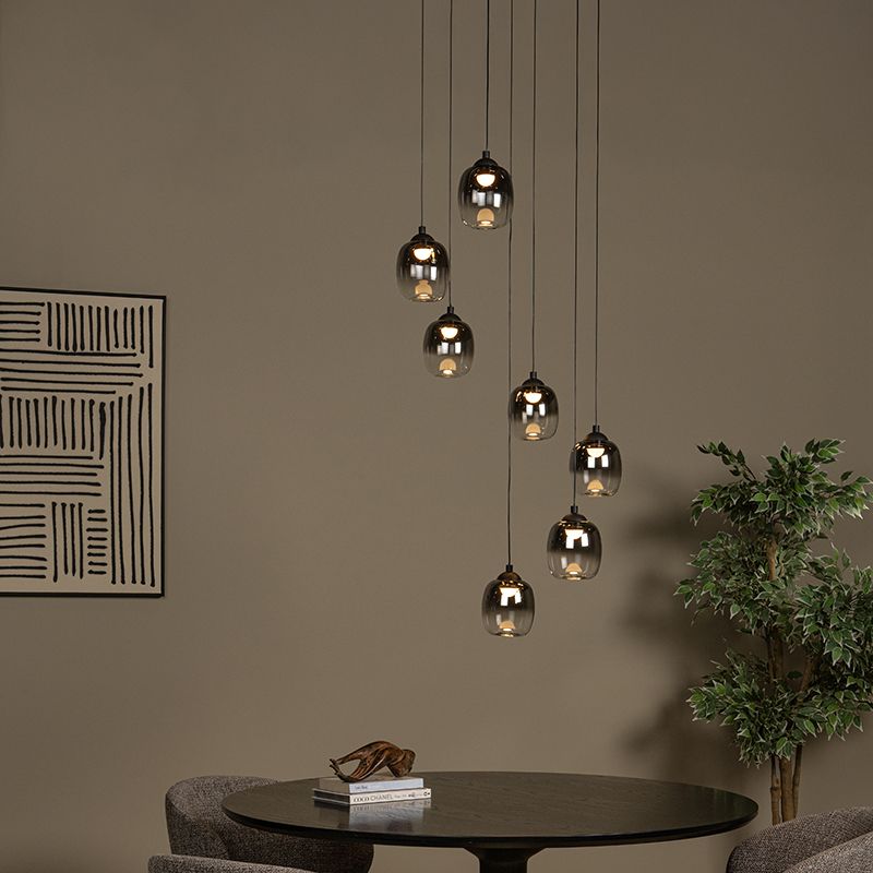 Suspension moderne grise, Tamino, 7W, 3000K LED Suspension moderne grise, Tamino, 7W, 3000K LED