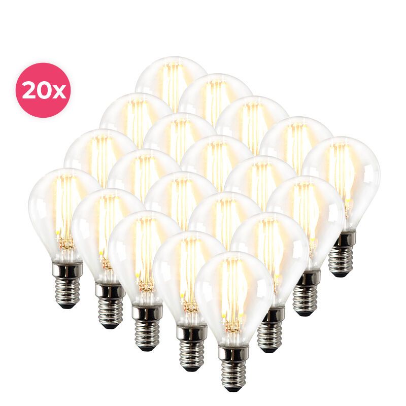 20-pack Sorna dimmable E14 ampoule LED, 2700k, 3.5W
