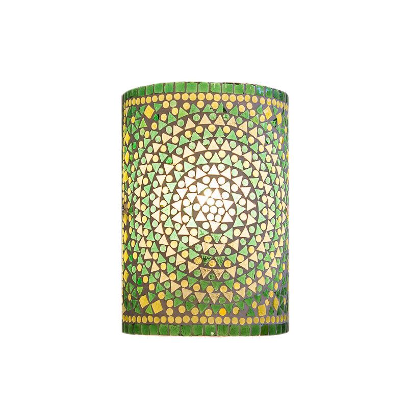 Applique murale orientale verte mosaïque, Mahdia