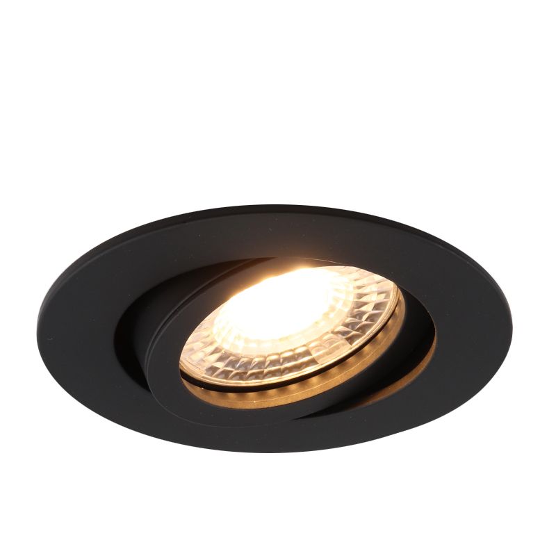 Spot encastré noir en aluminium, Onno Spot encastré noir en aluminium, Onno