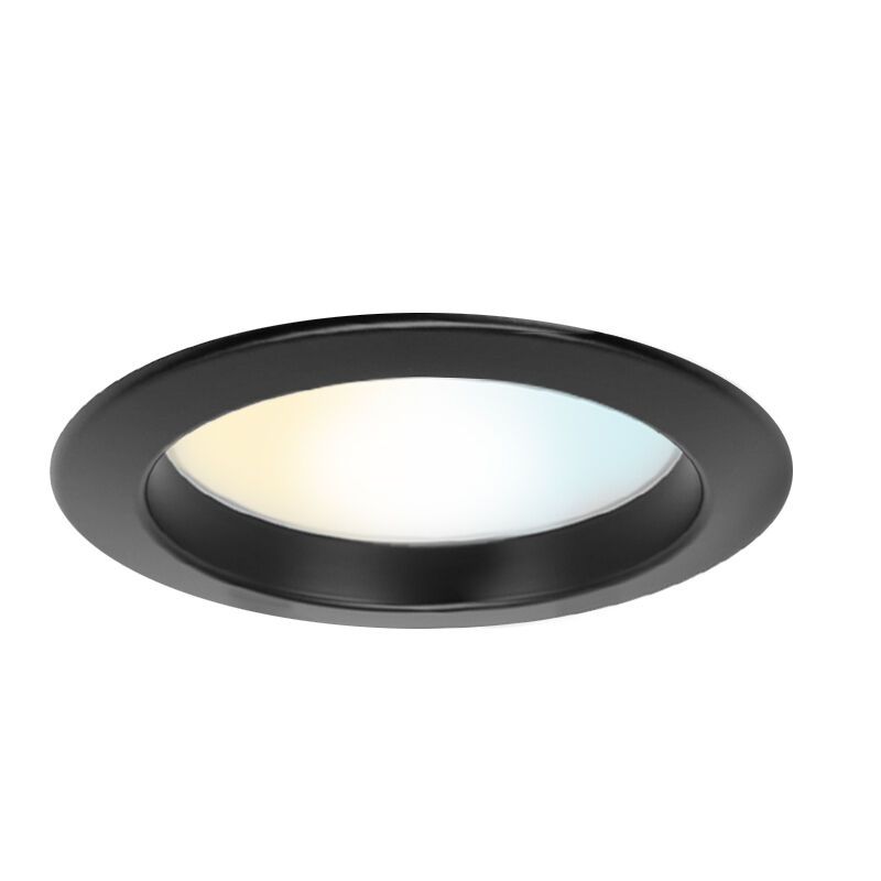 Downlight en aluminium noir, Otmar, 15W, white switch LED, IP22 Downlight en aluminium noir, Otmar, 15W, white switch LED, IP22