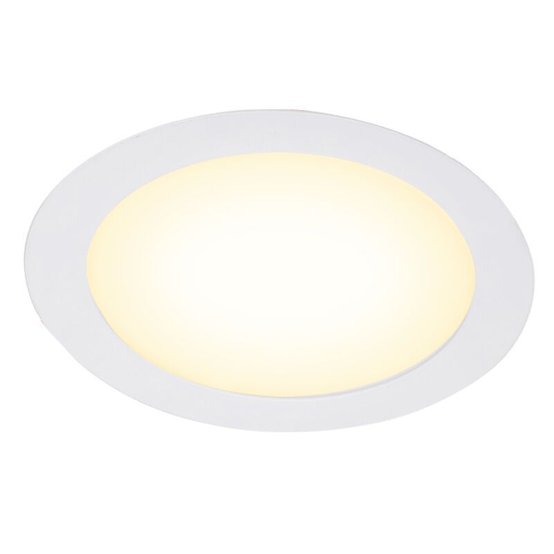 Downlight en aluminium blanc, Umbriel, 18W, 3000K LED, IP44