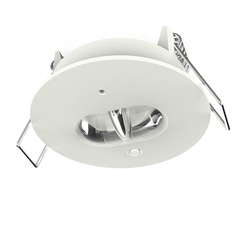 Spot encastrable blanc pour éclairage de secours, 1W, LED 6000K, IP22 Spot encastrable blanc pour éclairage de secours, 1W, LED 6000K, IP22