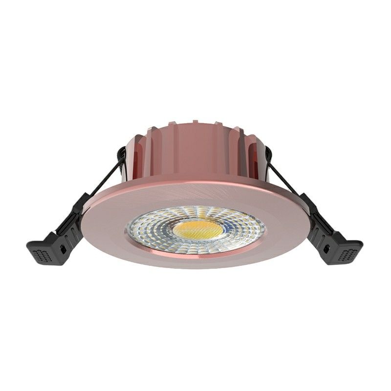 Downlight en aluminium cuivre, Hobie, 6W, white switch LED, IP65