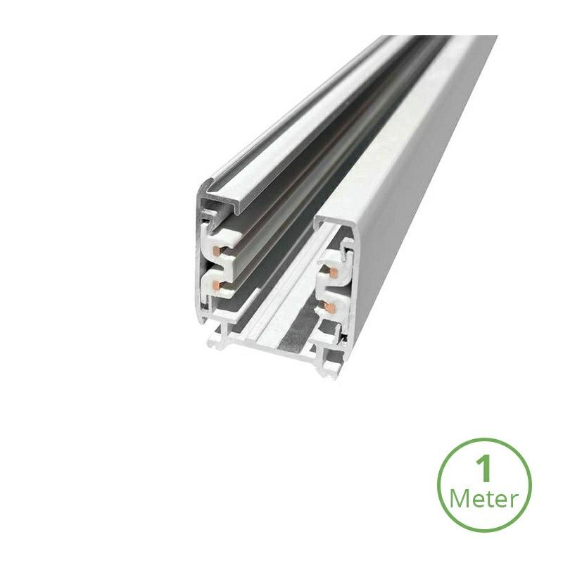Rail triphasé, 1 mètre, blanc, Pro Rail triphasé, 1 mètre, blanc, Pro