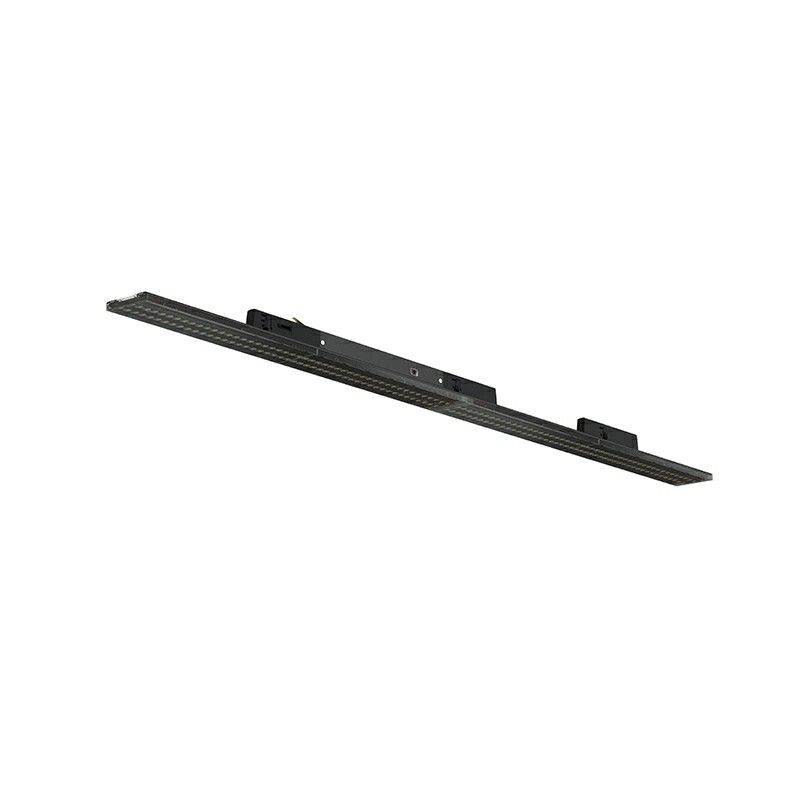 Luminaire sur rail triphasé noir Tora, 27 W/32 W/37 W/42 W, interrupteur blanc, 120 cm, Pro Luminaire sur rail triphasé noir Tora, 27 W/32 W/37 W/42 W, interrupteur blanc, 120 cm, Pro