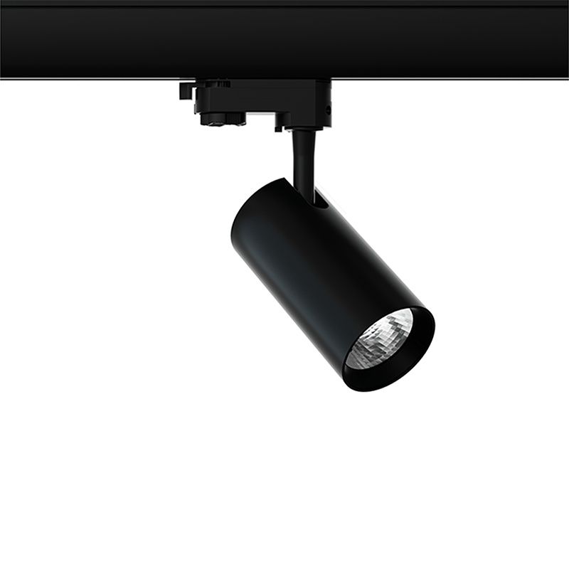 Spot noir triphasé Esmiralda, 30W, 4000K, Pro