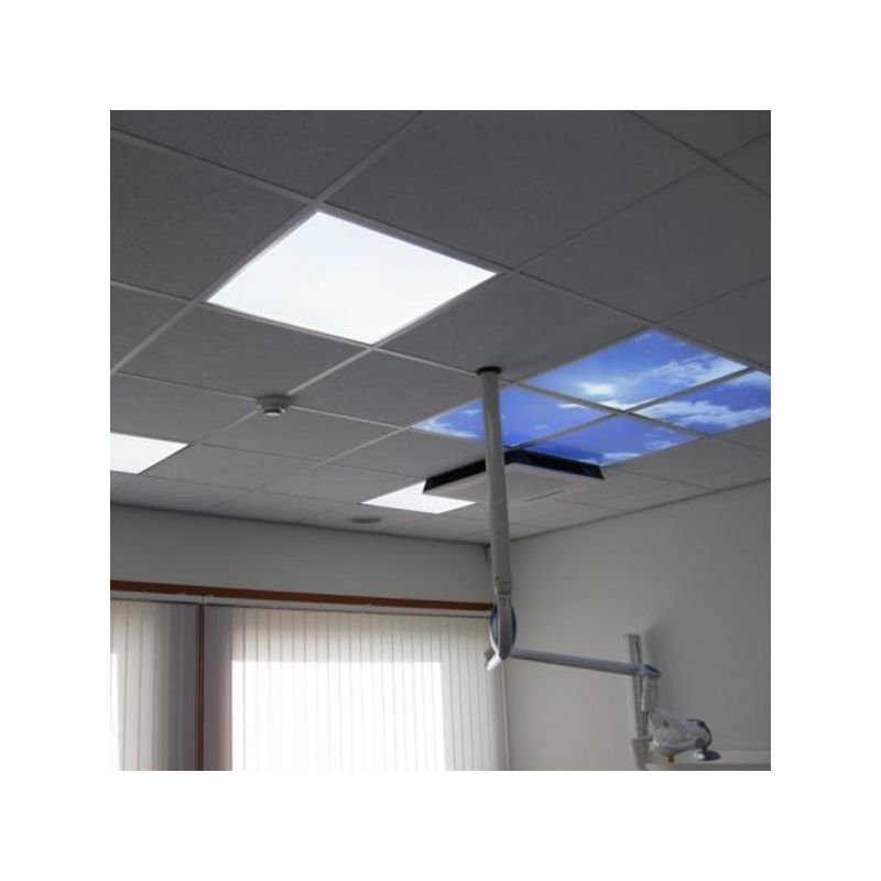 Impression photo de nuages - lot de 4 plaques acryliques avec impression, pour panneaux LED 60x60 cm