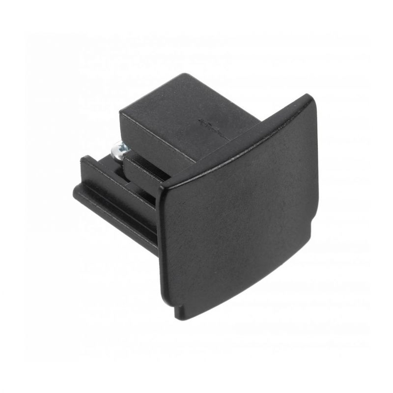 Embout pour éclairage sur rail triphasé, noir, Pro Embout pour éclairage sur rail triphasé, noir, Pro