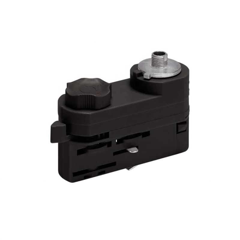 Adaptateur de suspension pour éclairage sur rail triphasé, noir, Pro
