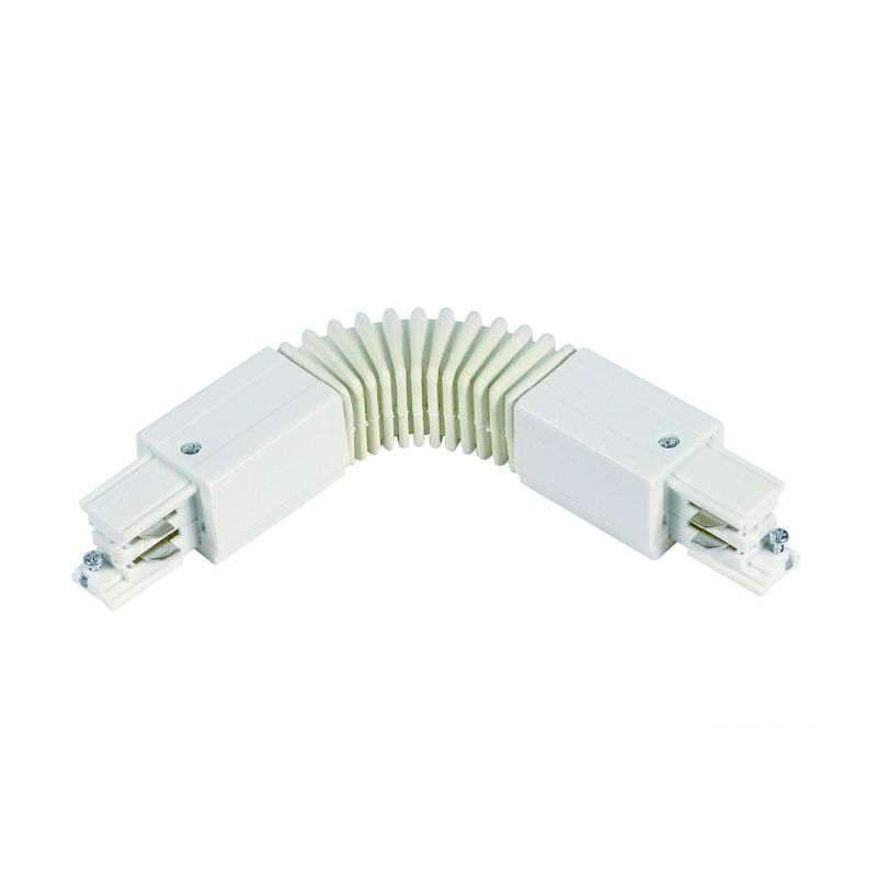 Connecteur flexible pour éclairage sur rail triphasé, blanc, Pro Connecteur flexible pour éclairage sur rail triphasé, blanc, Pro