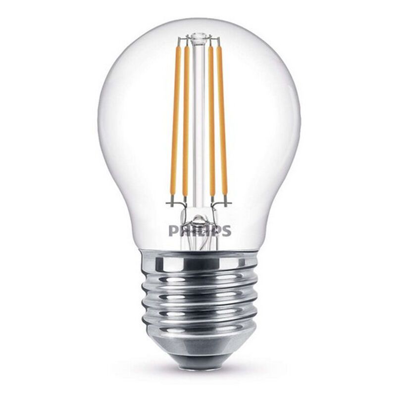 Philips E27 (grand) culot Lampe à incandescence Rik à intensité réglable, 3,4w 2700K (Extra blanc chaud)