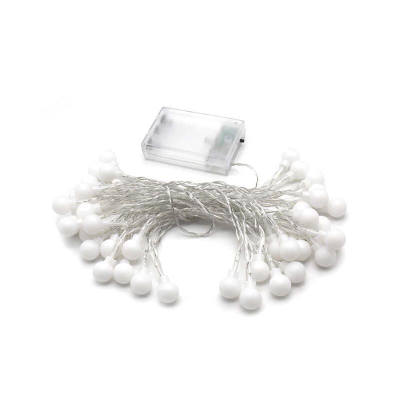 Ampoule LED à piles de 2 m, 20 lumières colorées Ampoule LED à piles de 2 m, 20 lumières colorées