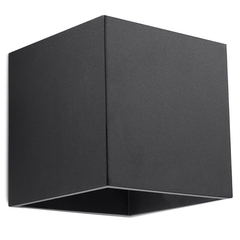 Applique up and down en aluminium noire, Andro Applique up and down en aluminium noire, Andro