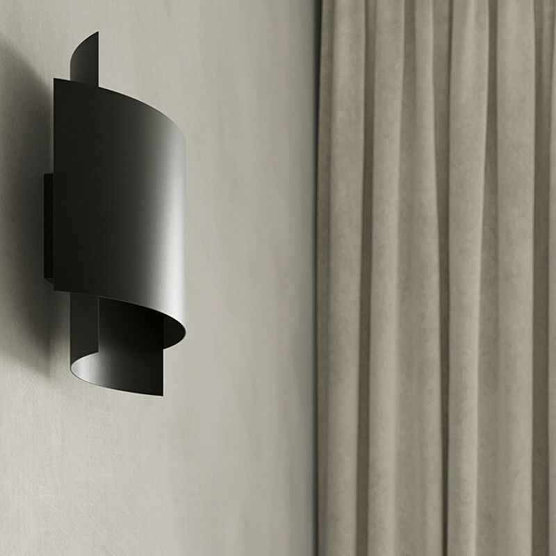 Applique up and down en aluminium noire, Julissa Applique up and down en aluminium noire, Julissa