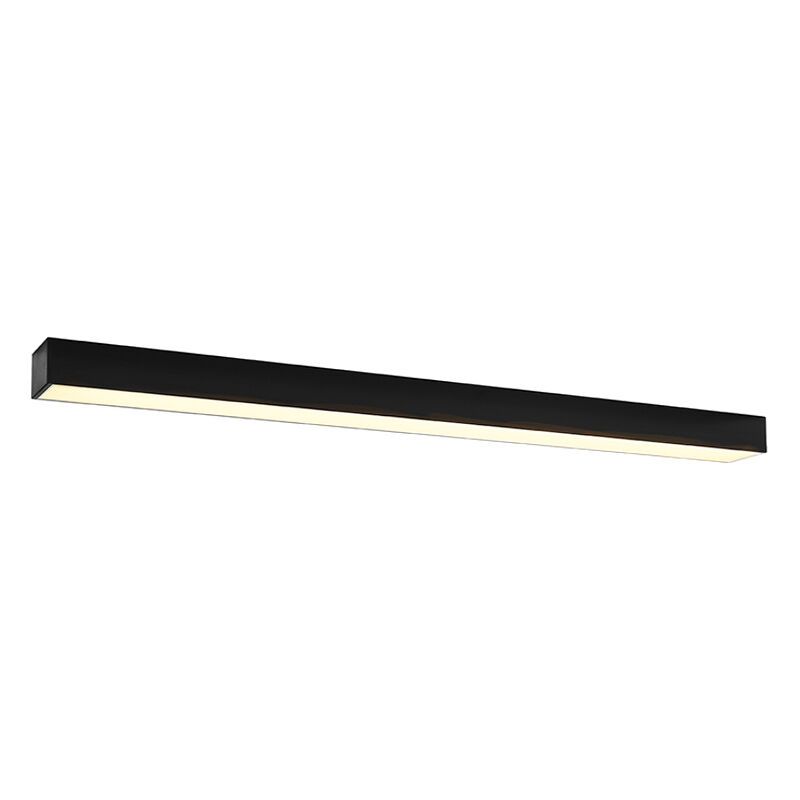 Applique murale en aluminium noire, Mascha, 48W, 3000K LED