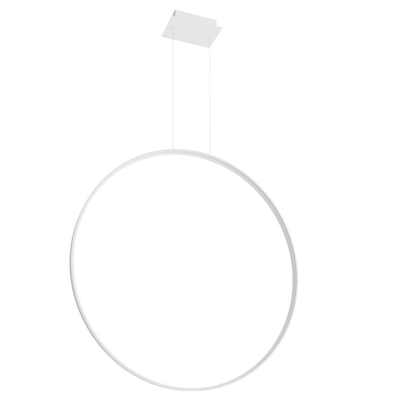 Suspension en aluminium blanche, Ringo, 70W, 3000K LED Suspension en aluminium blanche, Ringo, 70W, 3000K LED