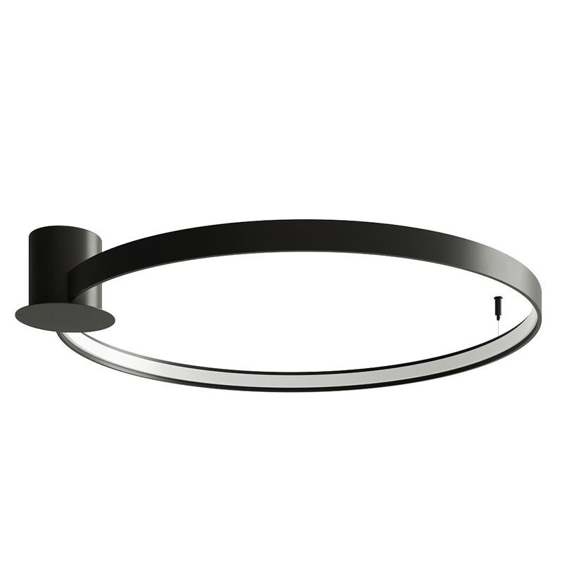 Lampe plafond en aluminium noire, Ringo, 50W, 3000K LED Lampe plafond en aluminium noire, Ringo, 50W, 3000K LED