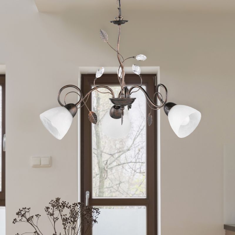 Lustre classique couleur rouille, Astrid