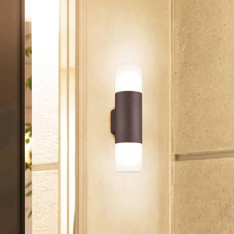 Luminaire extérieur moderne couleur rouille, Fjelso, IP44