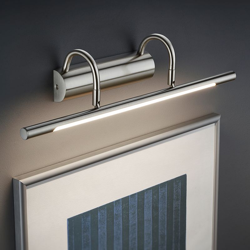 Éclairage tableau classique nickel, Marino, 8W, 3000K LED Éclairage tableau classique nickel, Marino, 8W, 3000K LED