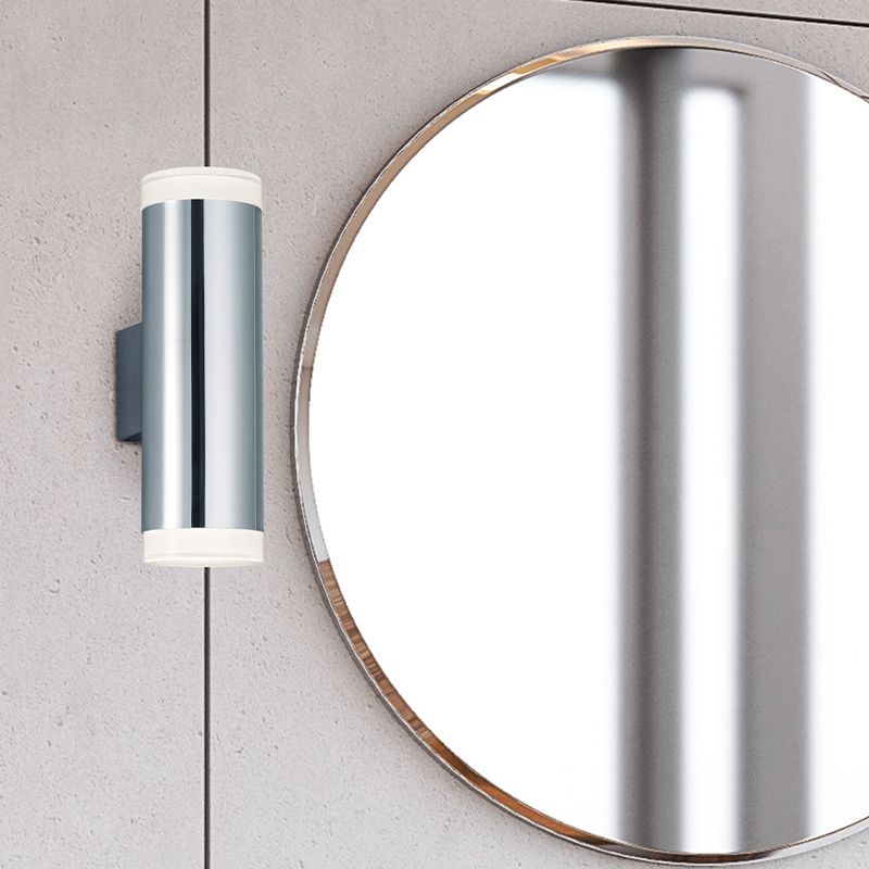 Applique murale moderne chromée, Spjald, 4W, 3000K LED, IP44 Applique murale moderne chromée, Spjald, 4W, 3000K LED, IP44