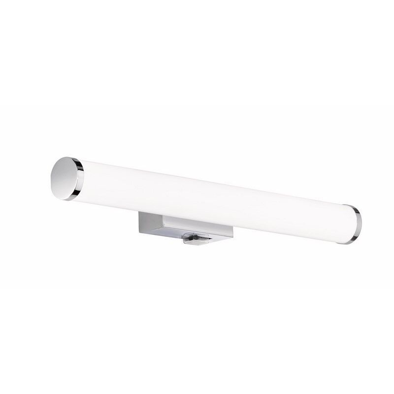 Éclairage miroir moderne chromé, Staby, 4,3W, 3000K LED, IP44, avec interrupteur