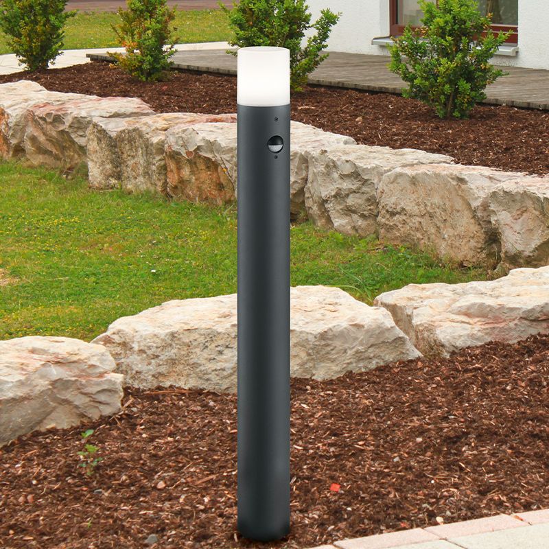 Lampadaire extérieur avec détecteur de mouvement moderne anthracite, Fjelso, IP44 Lampadaire extérieur avec détecteur de mouvement moderne anthracite, Fjelso, IP44