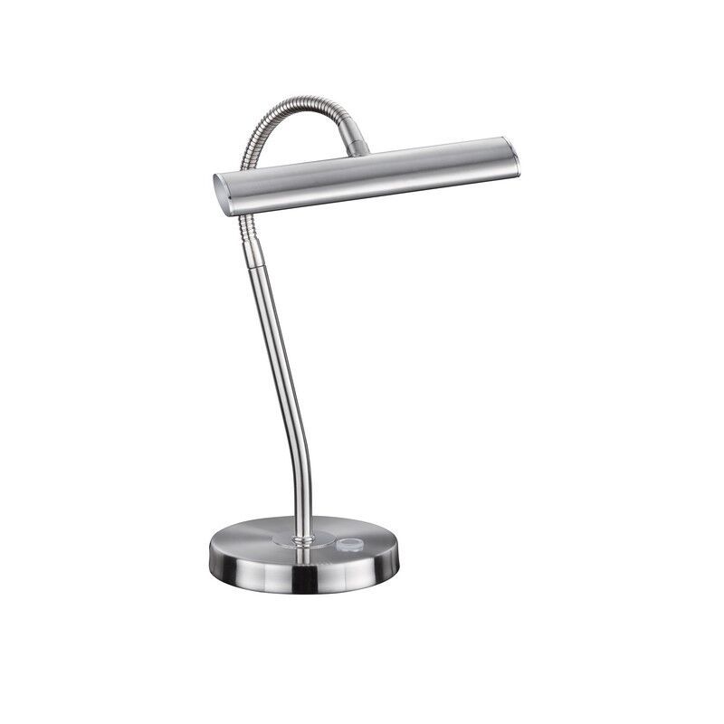 Lampe de table moderne nickel, Eliza, 4W, 3000K LED, avec interrupteur