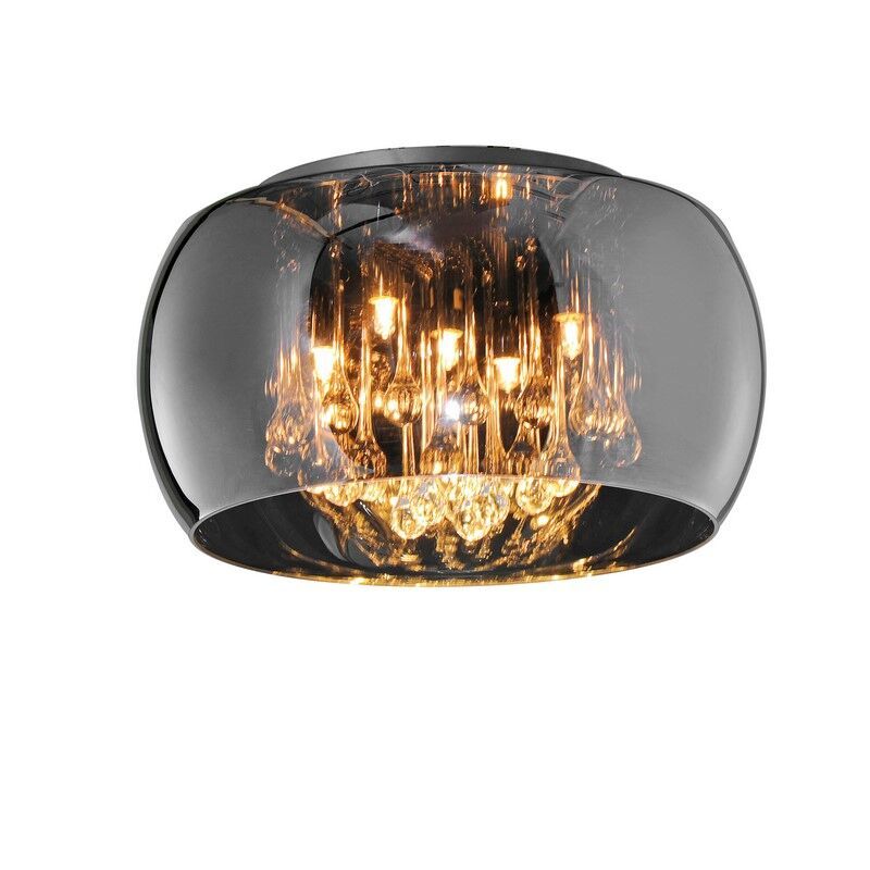 Lampe plafond moderne chromée, Capucine Lampe plafond moderne chromée, Capucine