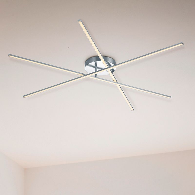 Lampe plafond design nickel, Gottrup, 8,5W, 3000K LED Lampe plafond design nickel, Gottrup, 8,5W, 3000K LED