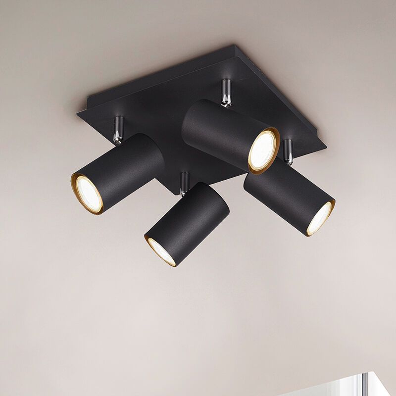 Spot plafond moderne noir, Kaso Spot plafond moderne noir, Kaso
