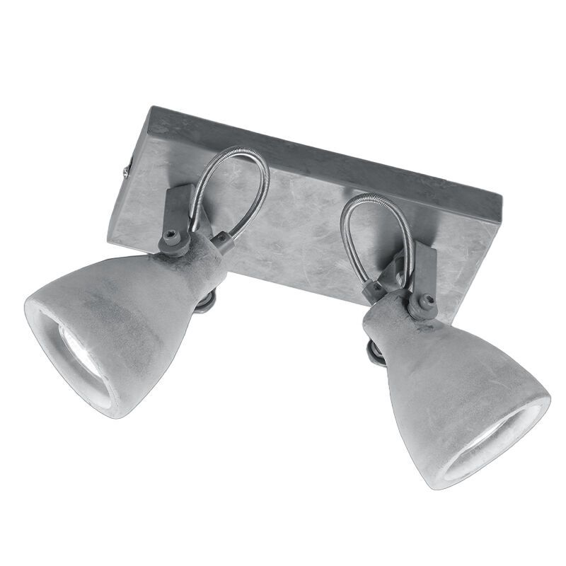 Spot plafond en béton gris, Lamija