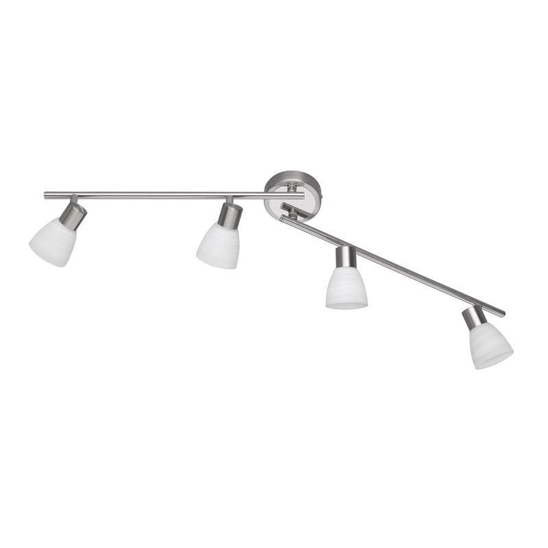 Spot plafond en verre nickel, Edwin Spot plafond en verre nickel, Edwin