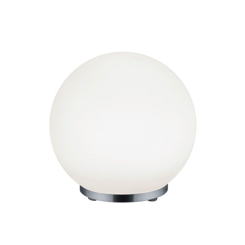 Lampe de table moderne chromée, Berkant, 5,5W, 3000K LED, avec télécommande