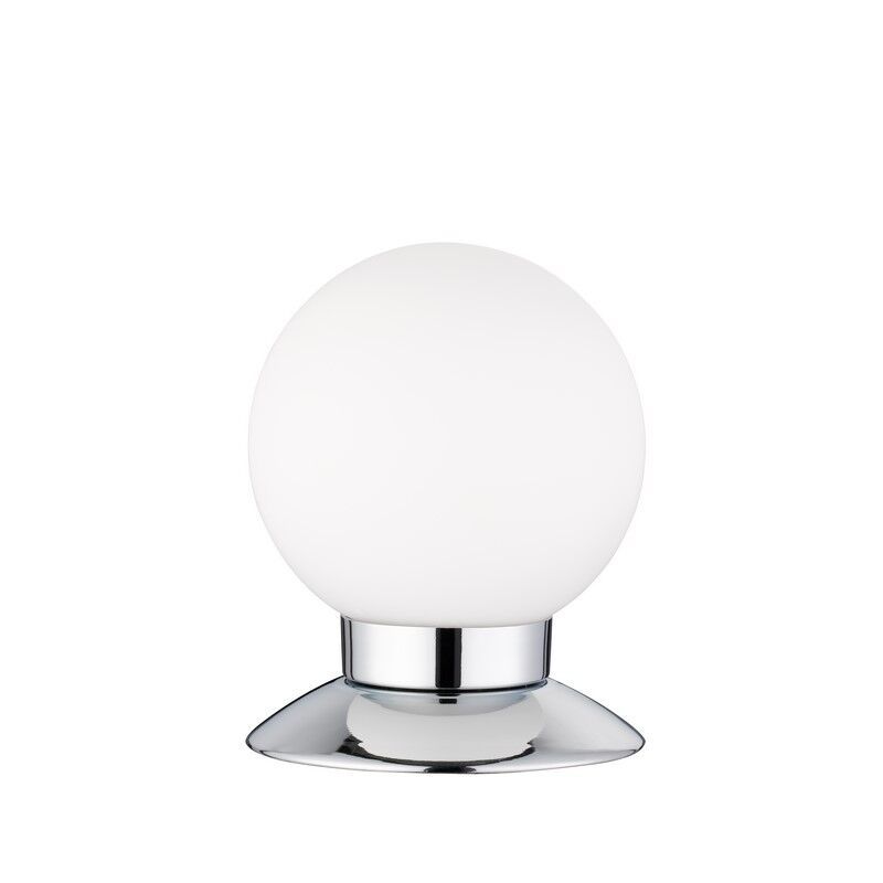 Lampe de table moderne chromée, Nolan, 3W, 3000K LED, avec interrupteur Lampe de table moderne chromée, Nolan, 3W, 3000K LED, avec interrupteur
