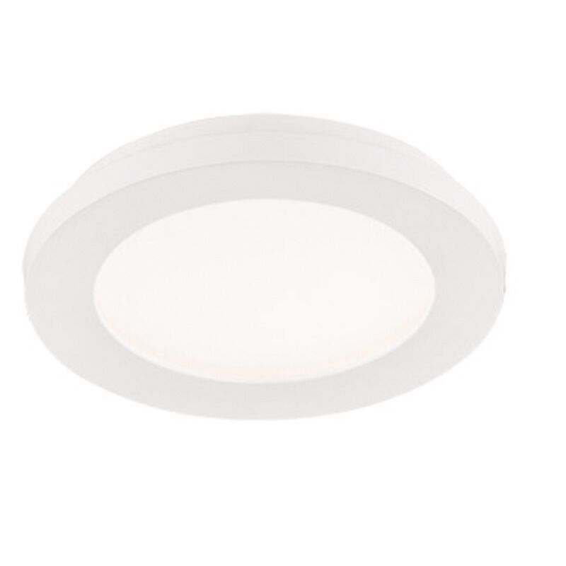 Lampe plafond moderne blanche, Gistrup, 10W, 3000K LED, IP44