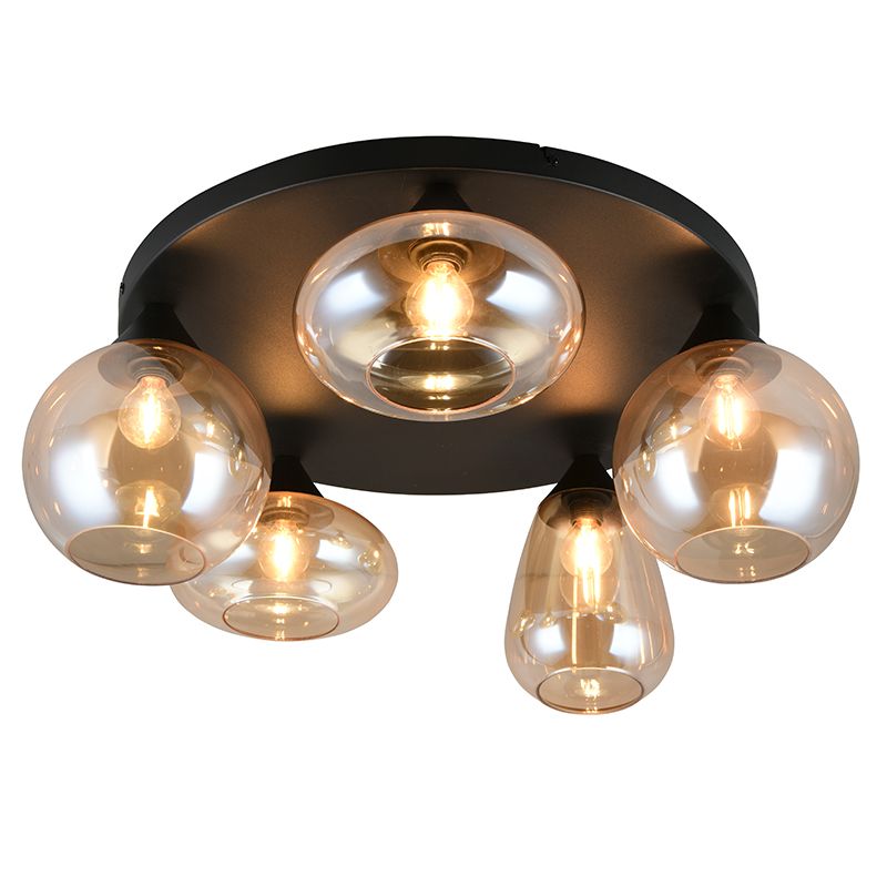 Plafonnier design ambre, Ervin Plafonnier design ambre, Ervin