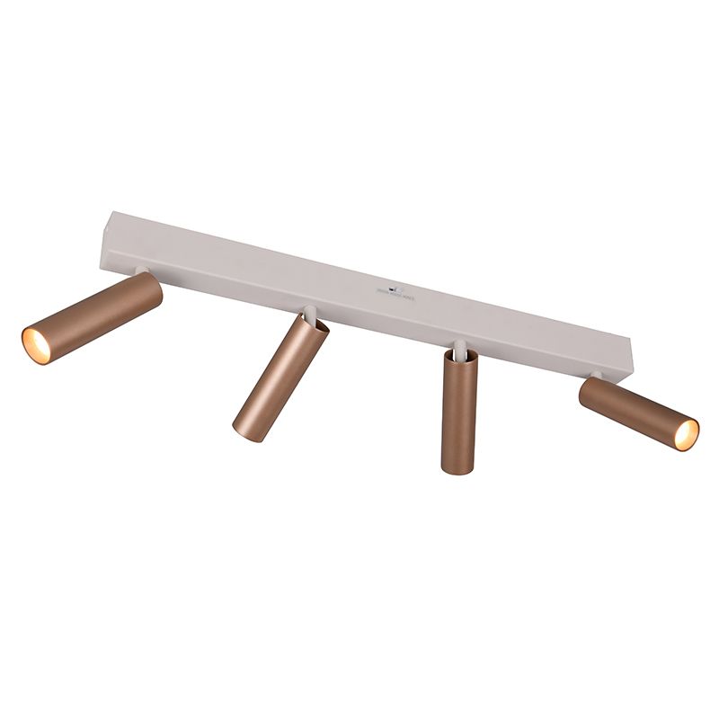 Spot plafond moderne marron, Smail, 5,5W, white switch LED, gradable en 3 étapes Spot plafond moderne marron, Smail, 5,5W, white switch LED, gradable en 3 étapes