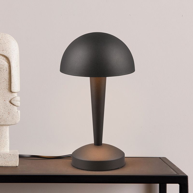 Lampe de table moderne noire, Delila, avec variateur tactile