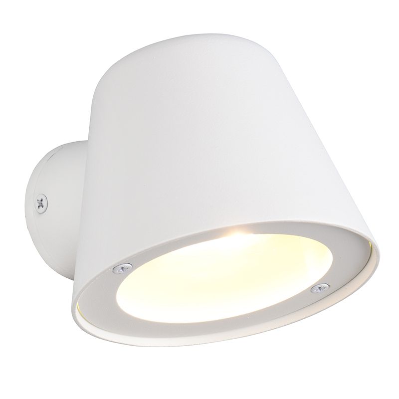Luminaire extérieur moderne blanc, Noufissa, IP44 Luminaire extérieur moderne blanc, Noufissa, IP44