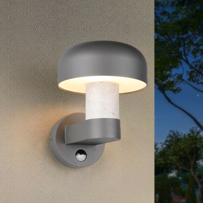 Luminaire extérieur moderne gris, Krishna, IP54