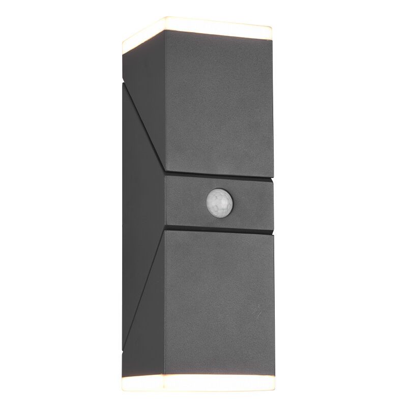 Applique extérieur avec détecteur de mouvement moderne anthracite, Liron, 7W, 3000K LED, IP54 Applique extérieur avec détecteur de mouvement moderne anthracite, Liron, 7W, 3000K LED, IP54