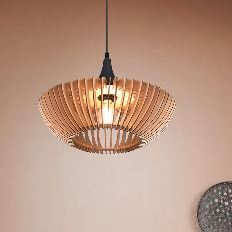 Suspension en bois marronne, Mirjan Suspension en bois marronne, Mirjan