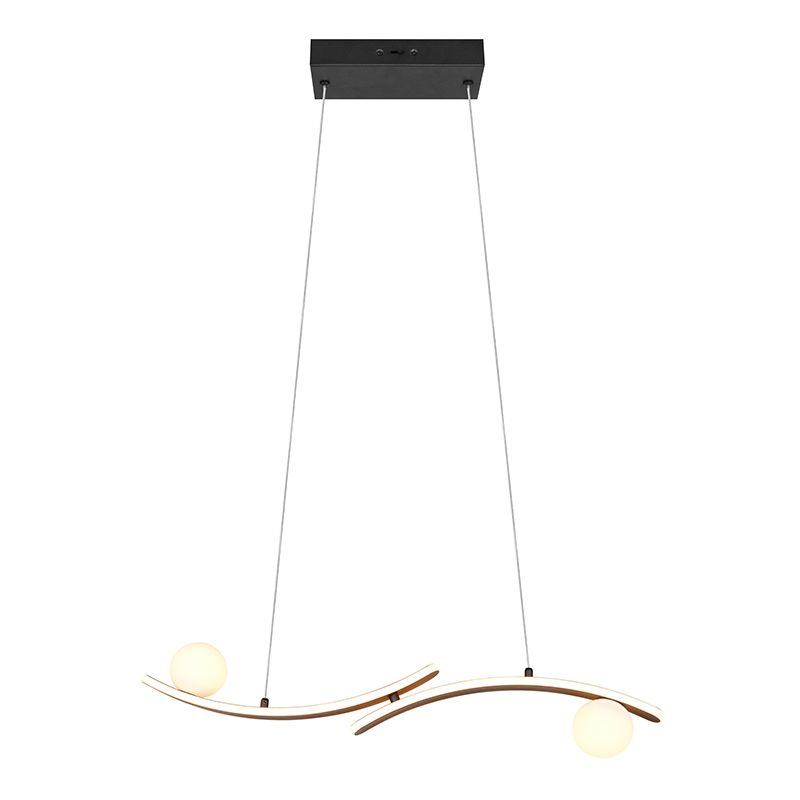 Suspension moderne noire, Leonoor