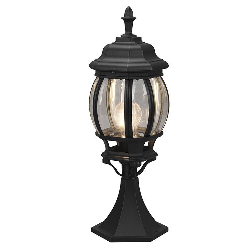 Luminaire extérieur classique noir, Evander, IP23
